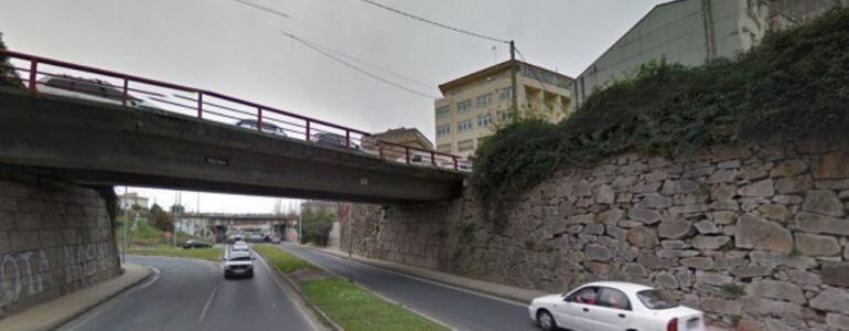 Puente sobre la carretera de A Trincheira