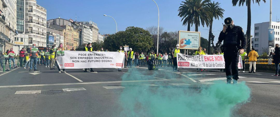 Concentración de Trabajadores de ENCE