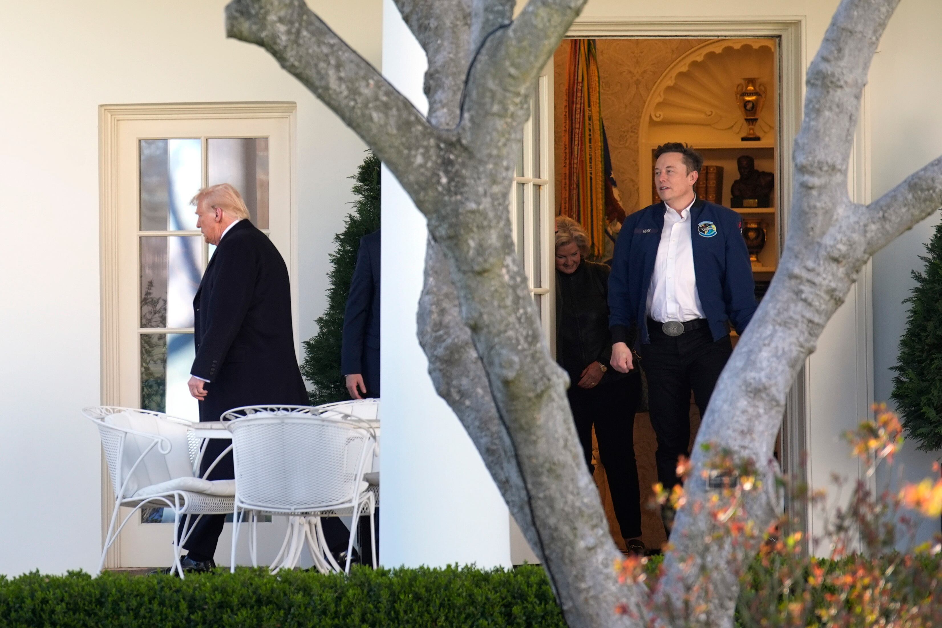 El presidente Donald Trump y el magnate Elon Musk en la Casa Blanca