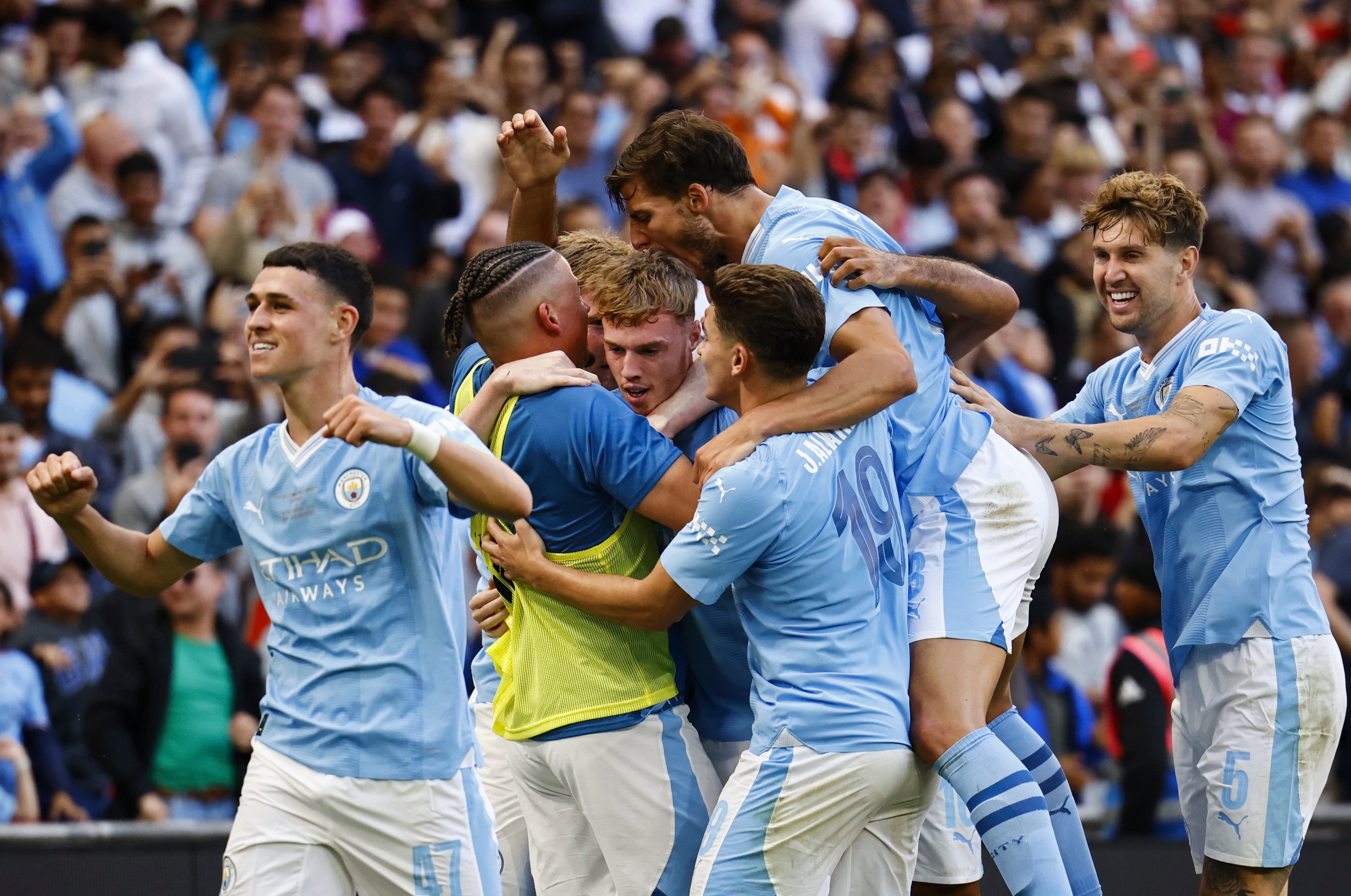 manchester City en la Community Shield