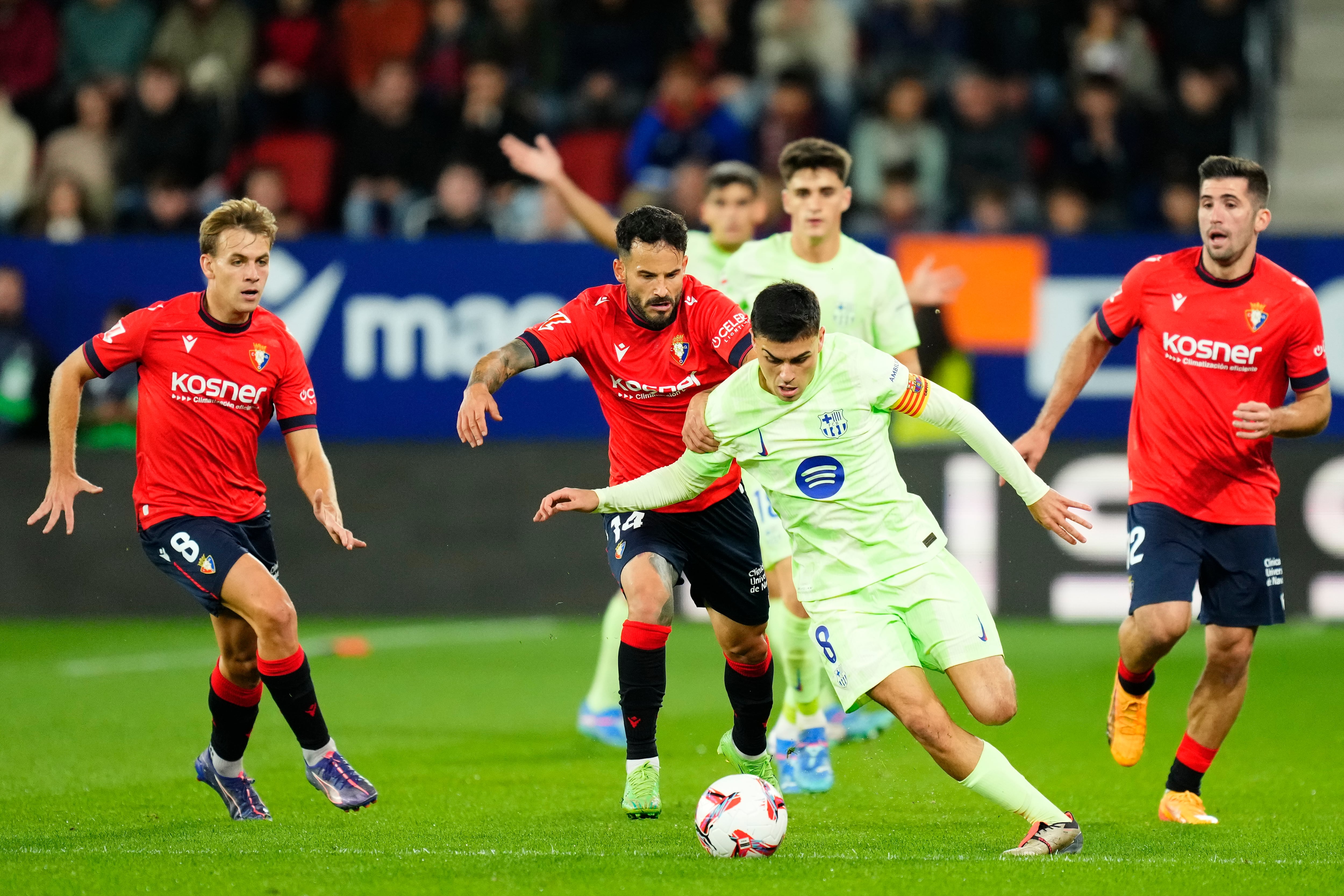 El Barça cayó ante Osasuna