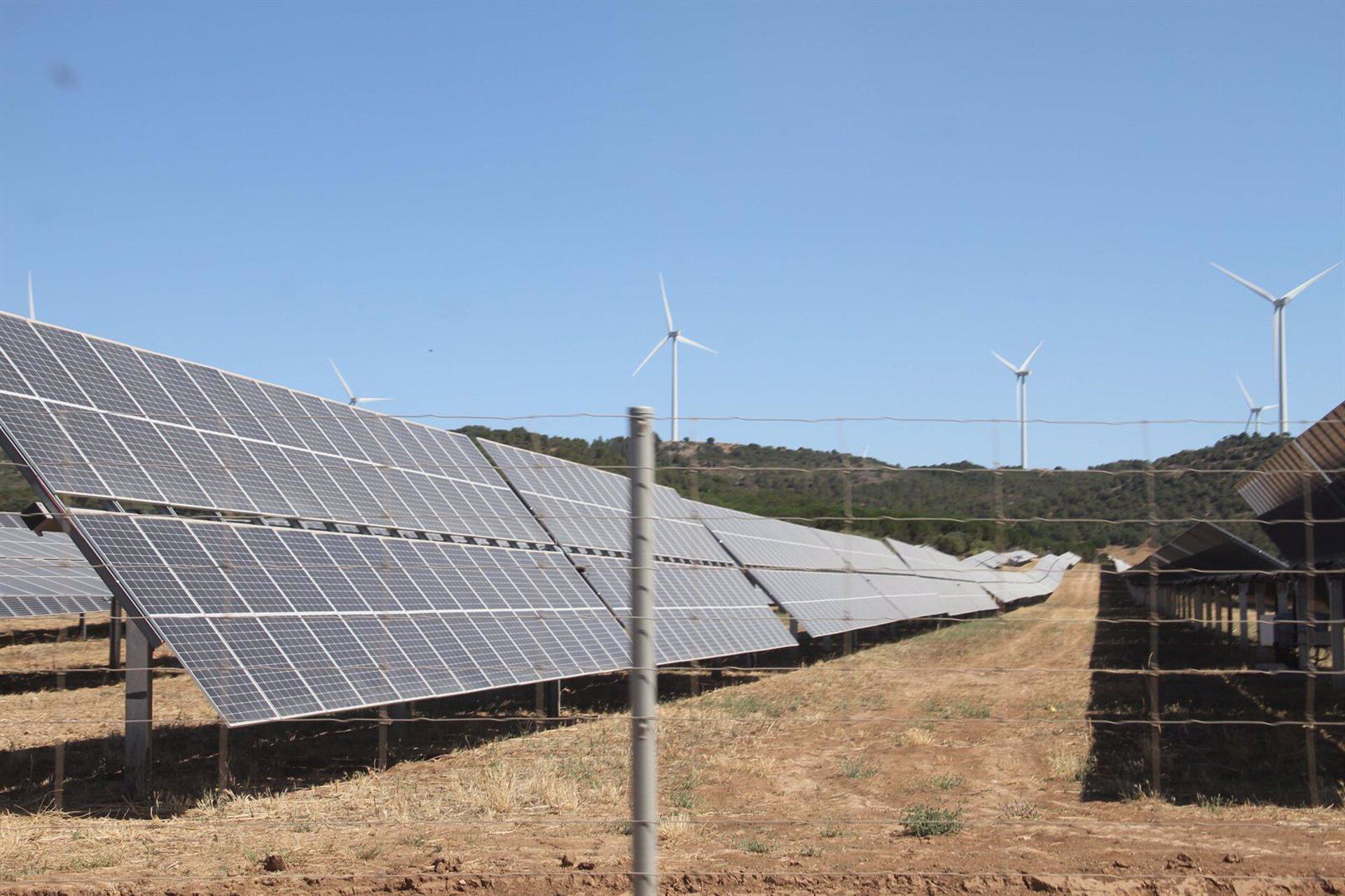 Imagen de un parque fotovoltaico