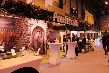 Aspecto del expositor de Ponferrada