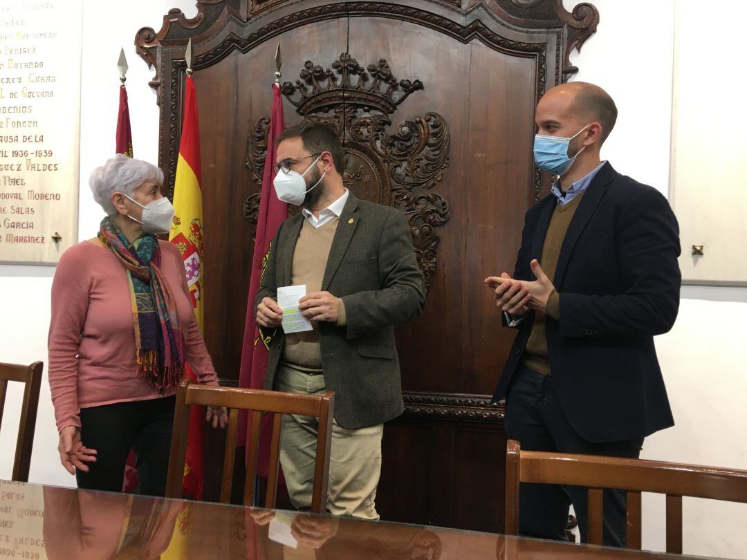 Visitación García, Diego José Mateos y José Ángel Ponce