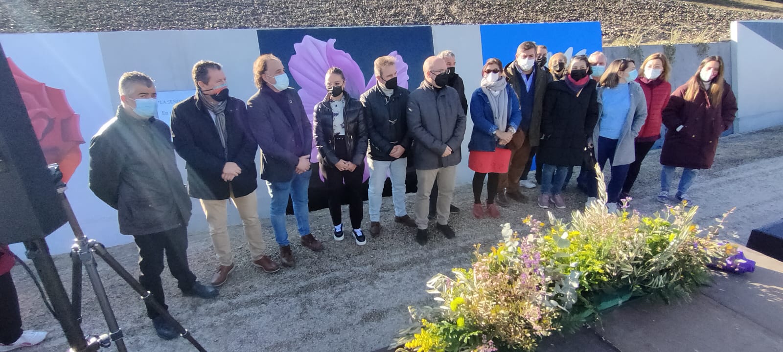 Inauguración de la Senda del recuerdo en la Vía verde del Aceite.