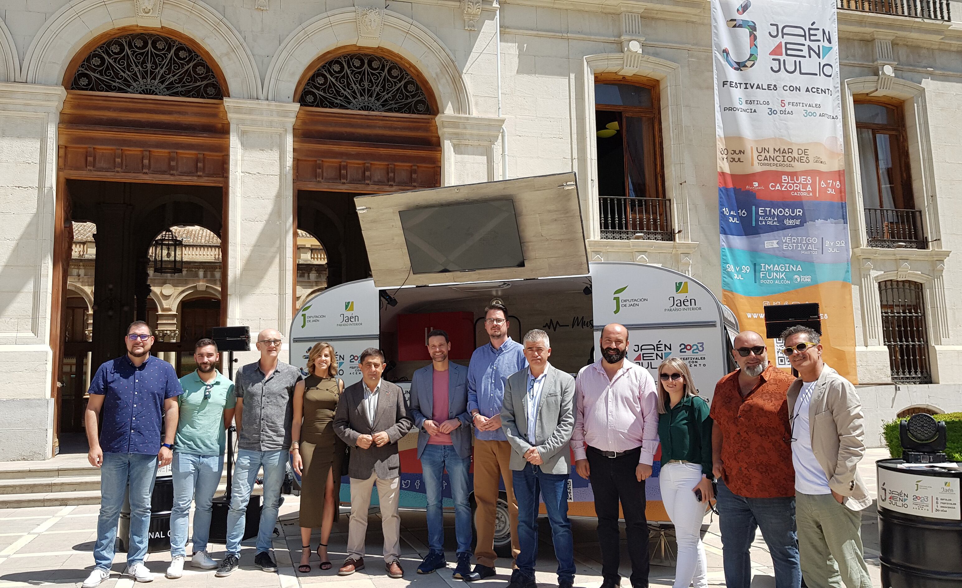 Presentación de la caravana promocional &quot;Jaén en julio&quot;