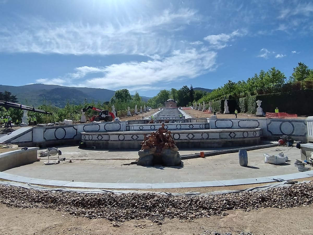 Patrimonio Nacional ultima las obras en el Palacio Real de La Granja