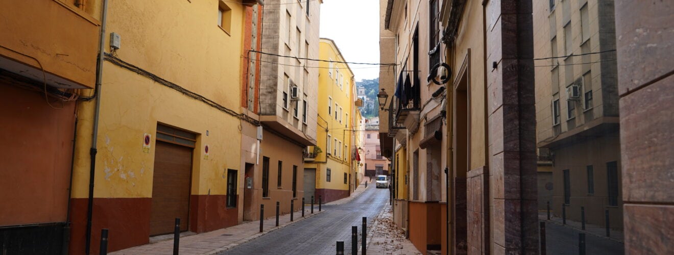 Calle Pintor Rusiñol en Xàtiva