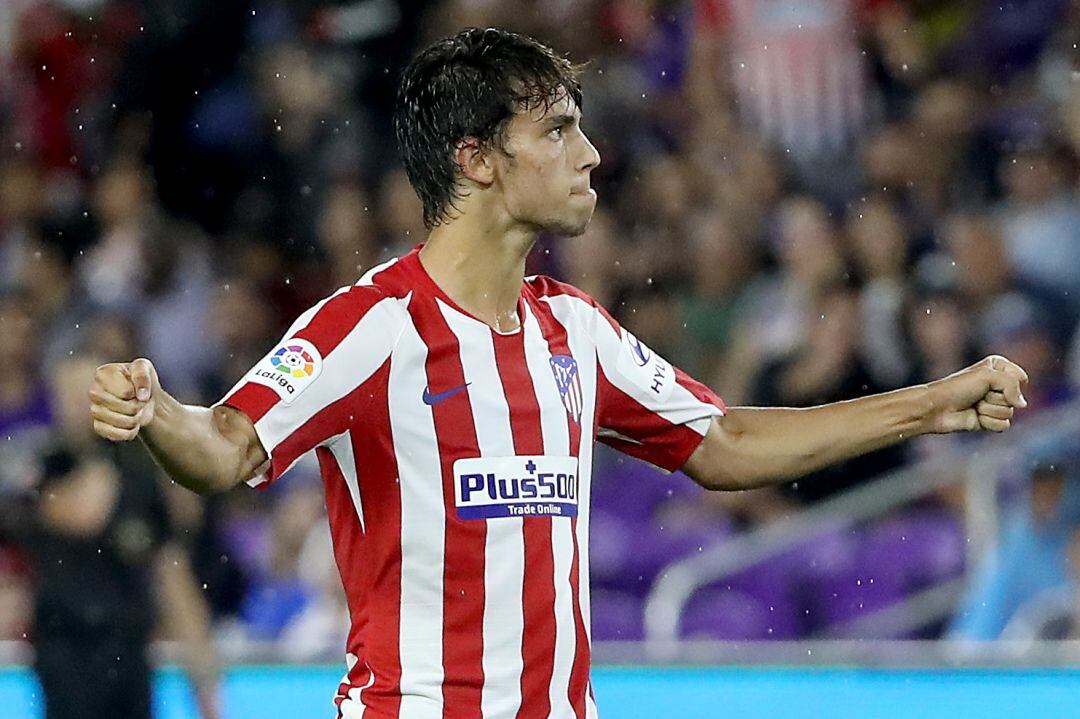 Joao Felix celebra el 2-0. 