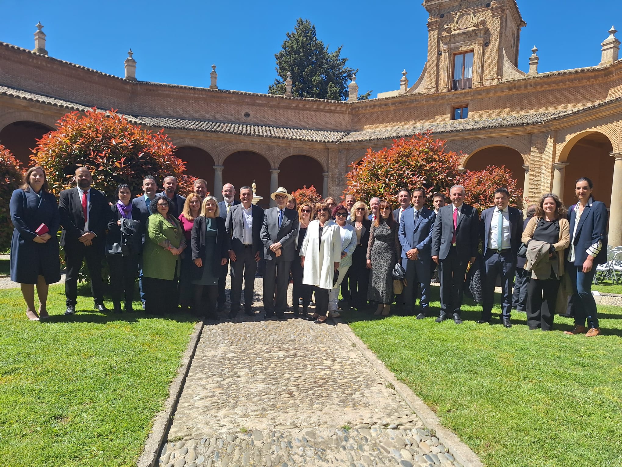 Representantes de la Federación Socialista del Alto Aragón