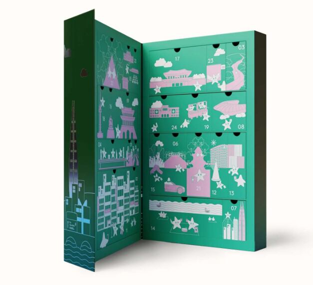 Calendario de adviento de Yepoda en el que se encontraba el producto