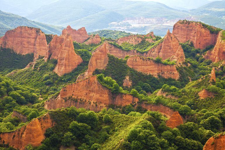 Panorámica de Las Médulas