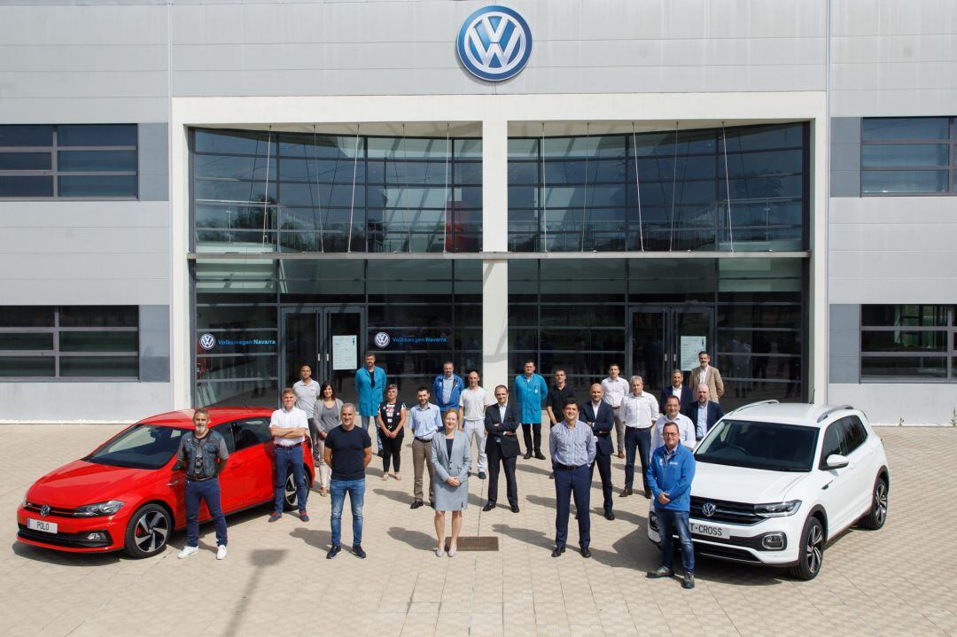 Firma del IX convenio colectivo de Volkswagen Navarra 