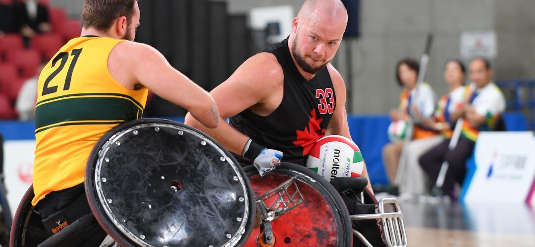 Una competición internacional de rugby adaptado