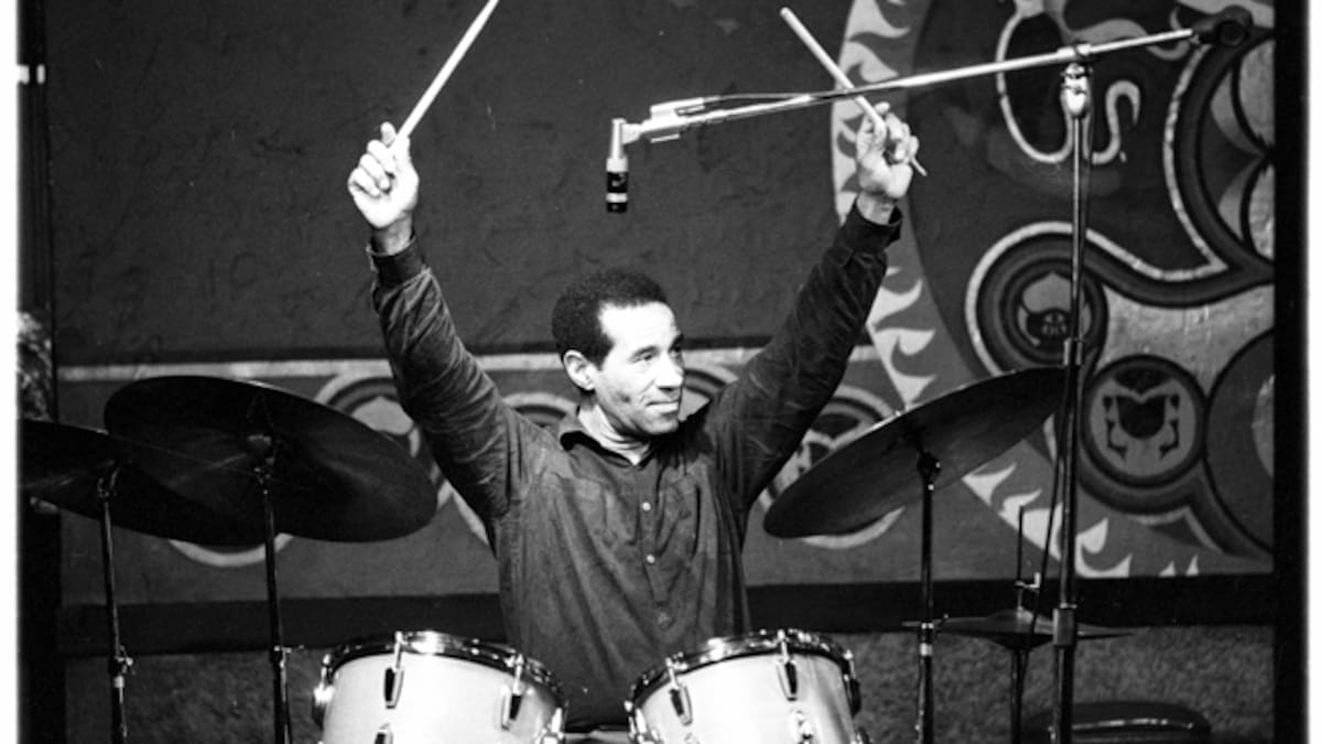 El baterista Max Roach