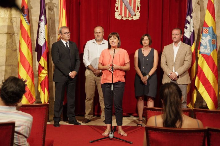 El presidente del Consell de Mallorca, Miquel Ensenyat, en la Conferencia de Presidentes