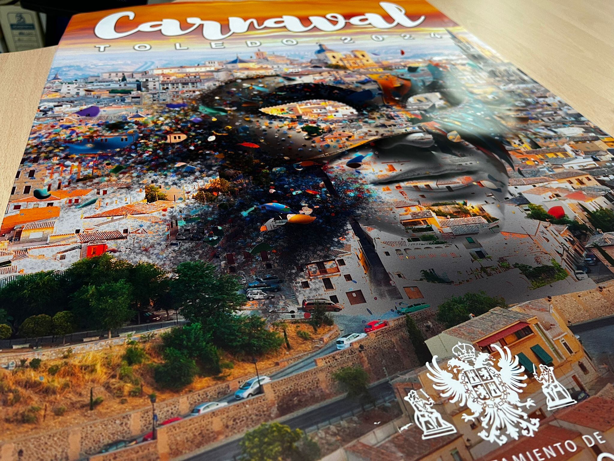 Imagen del cartel de los Carnavales 2024 de la ciudad de Toledo
