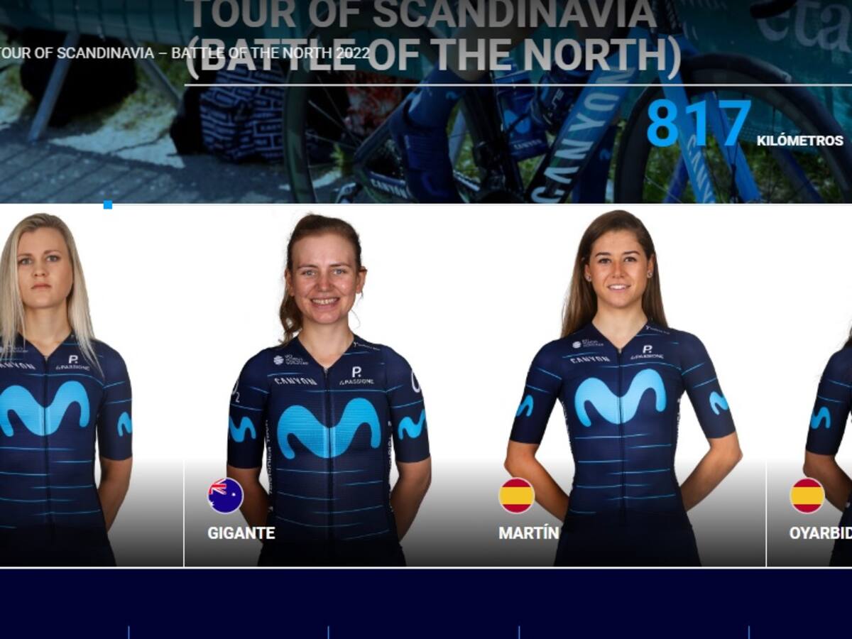 Sara Martín en el Tour de Escandinavia