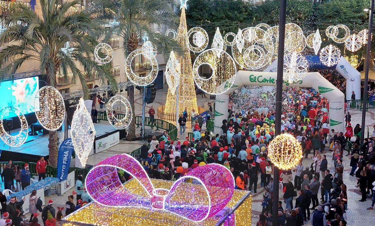 Un momento de la salida de la San Silvestre Ilicitana en 2022