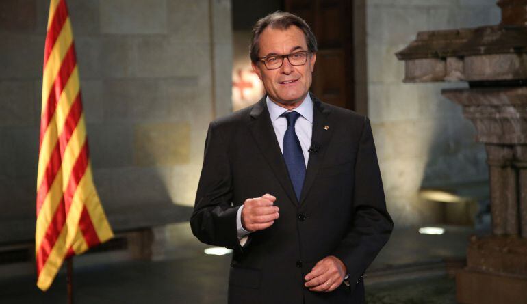 Artur Mas, en su discurso institucional por la Diada de Cataluña