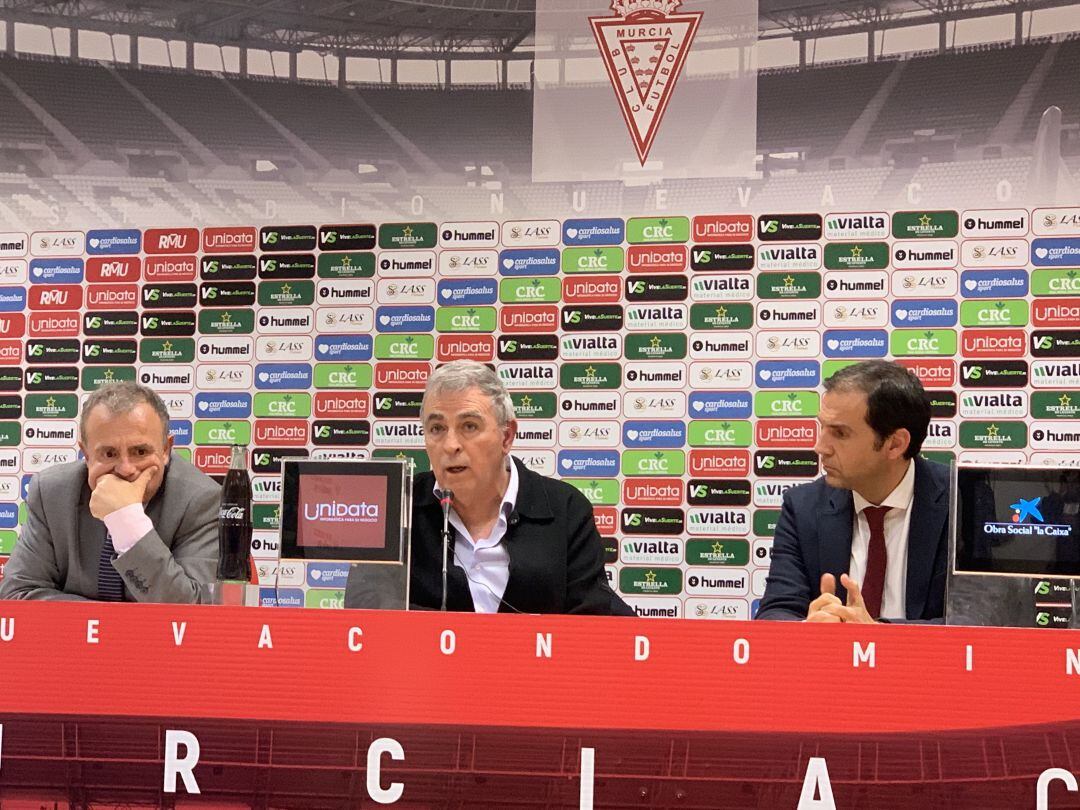 Rueda de Prensa del Consejo de Administración del Real Murcia