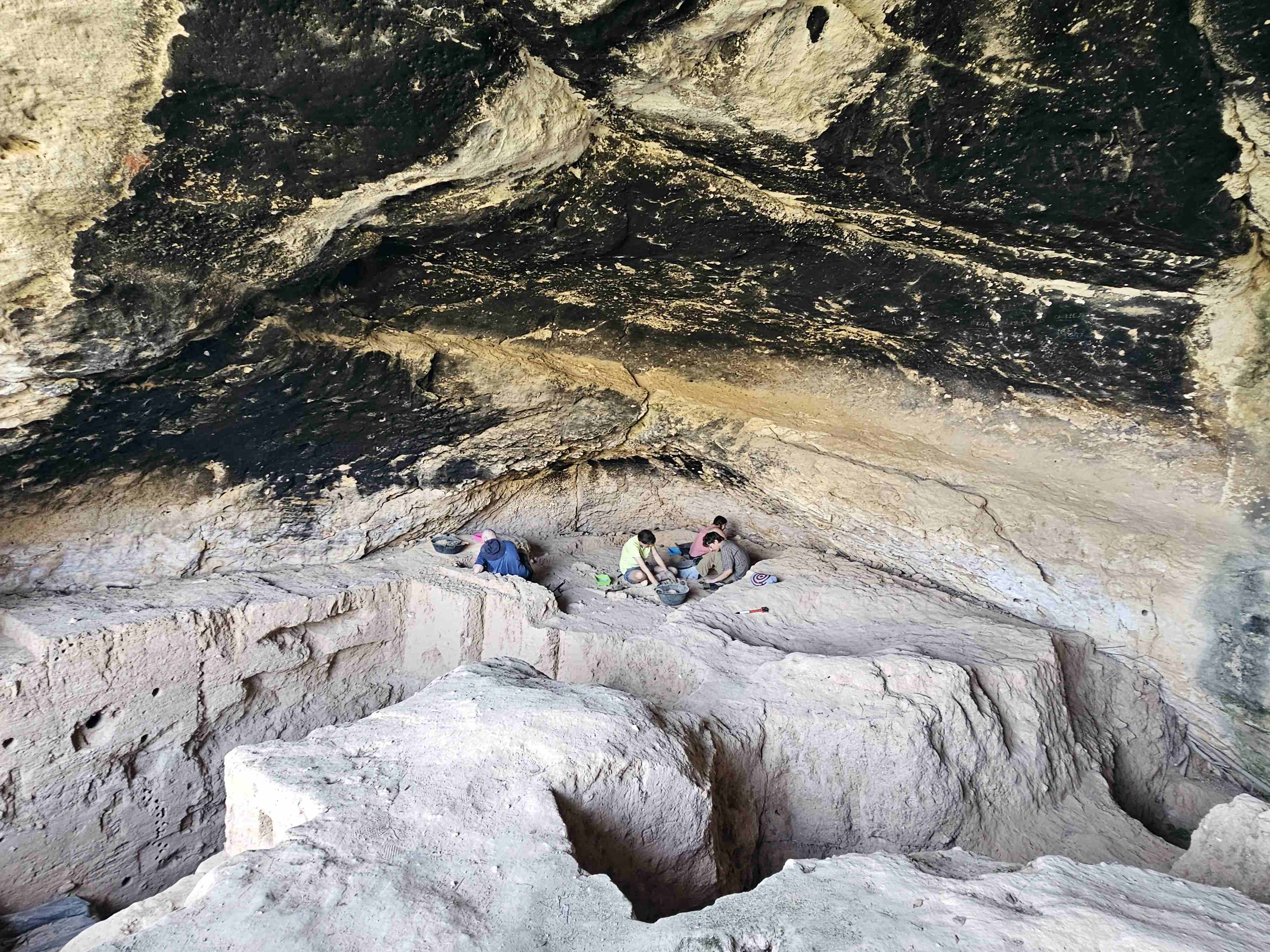 Nueva campaña de trabajos de excavación en la Cueva Negra en el Estrecho de la Encarnación de Caravaca