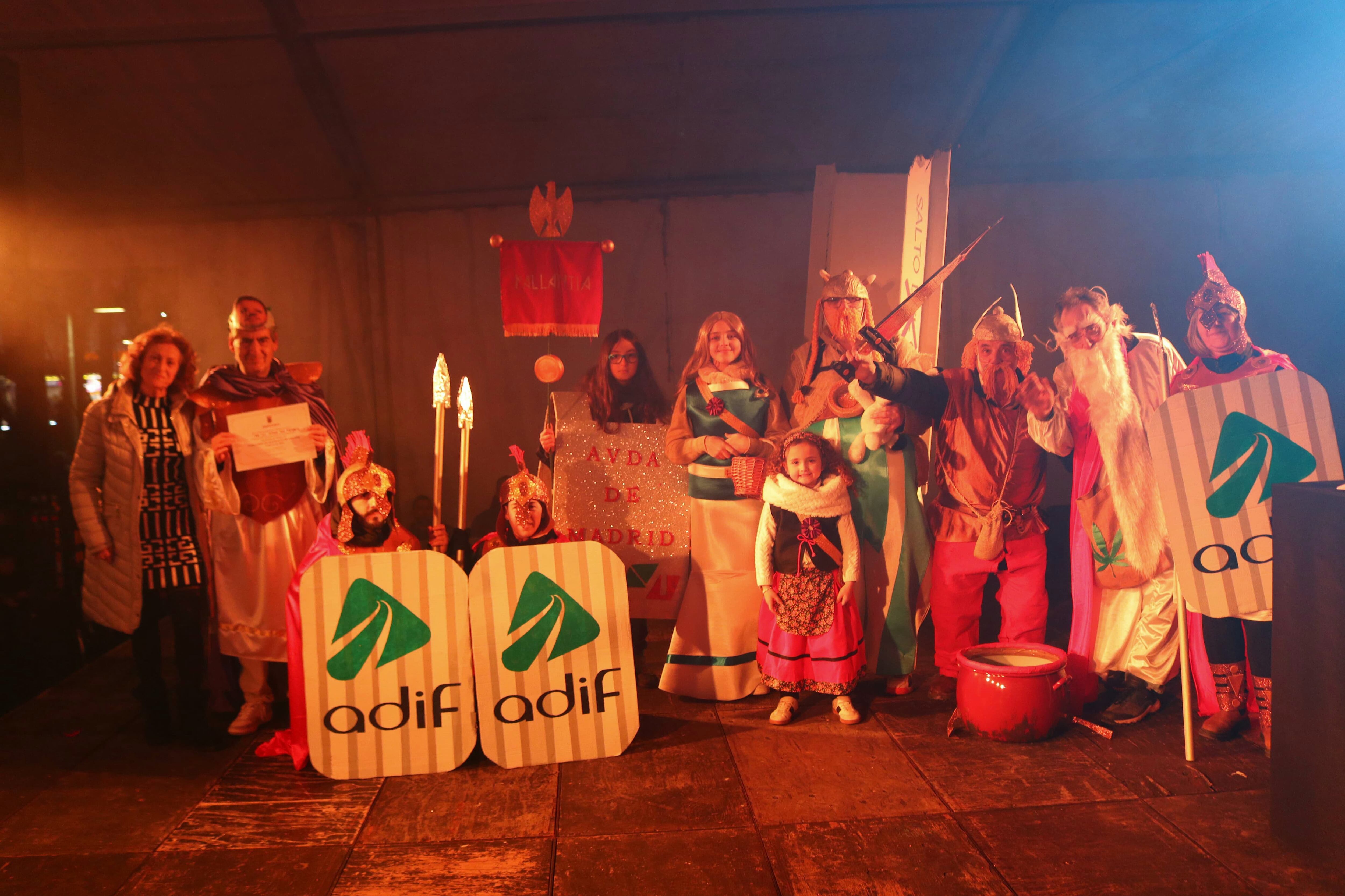 Ganadores de la categoría de Asociaciones de Vecinos, con su propuesta "Palencia contra ADIF"