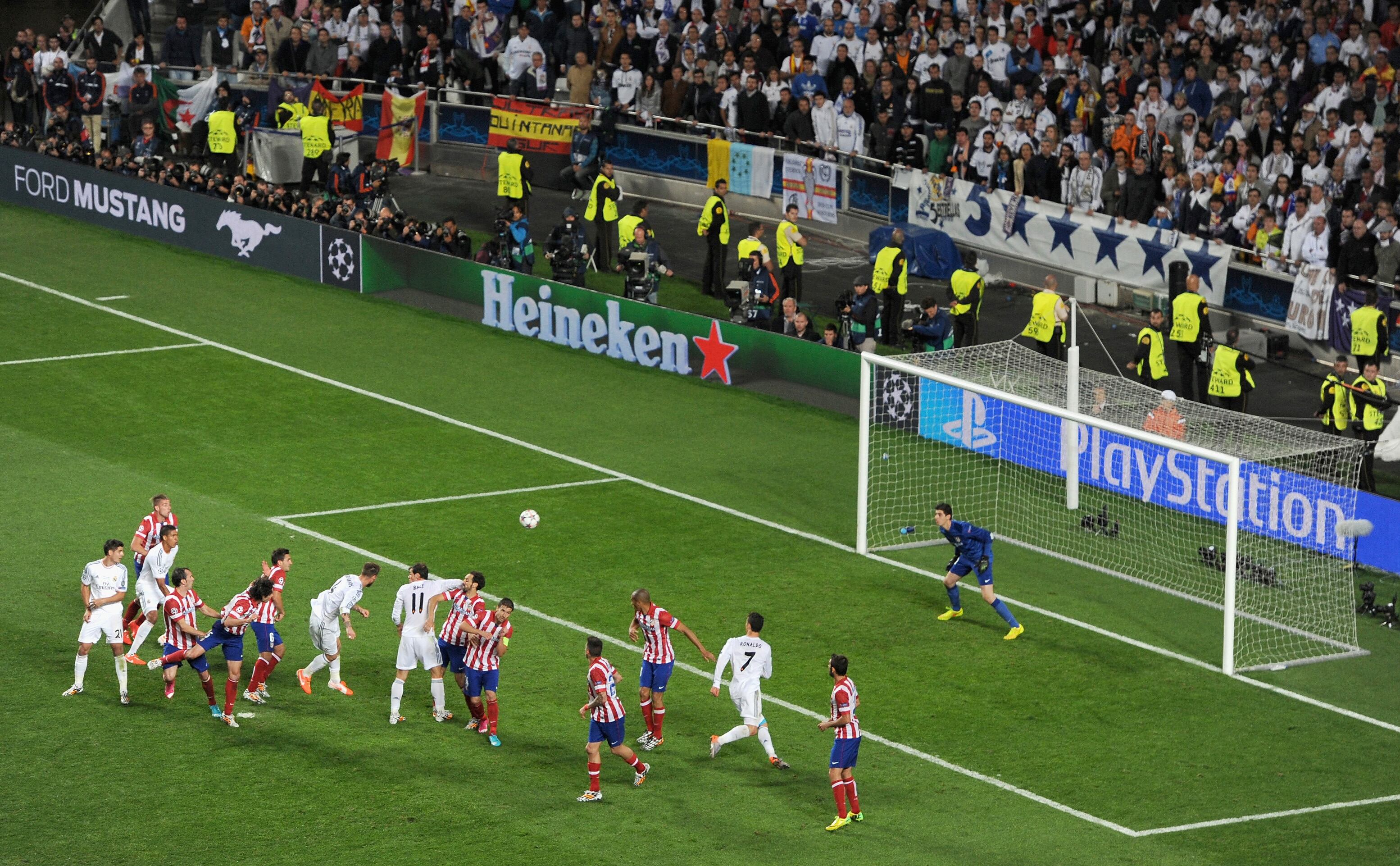 El gol de Sergio Ramos en la final de la Champions de Lisboa