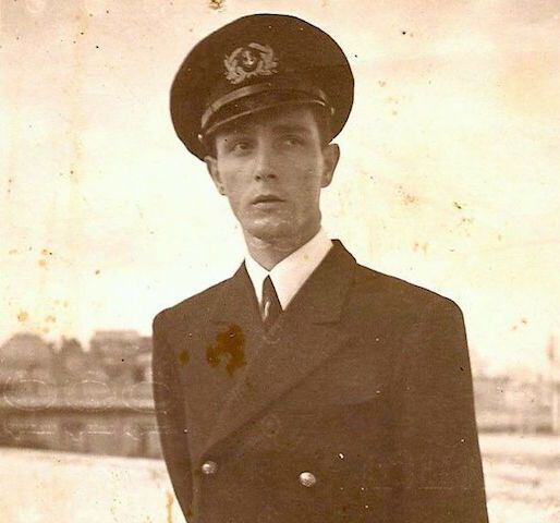 José Barrasa Sánchez como alumno de la Escuela de Náuticas en Cádiz