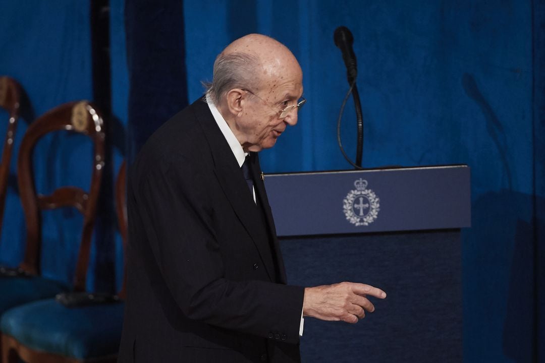 Plácido Arango, en la ceremonia de los premios Princesa de Asturias de 2019. 