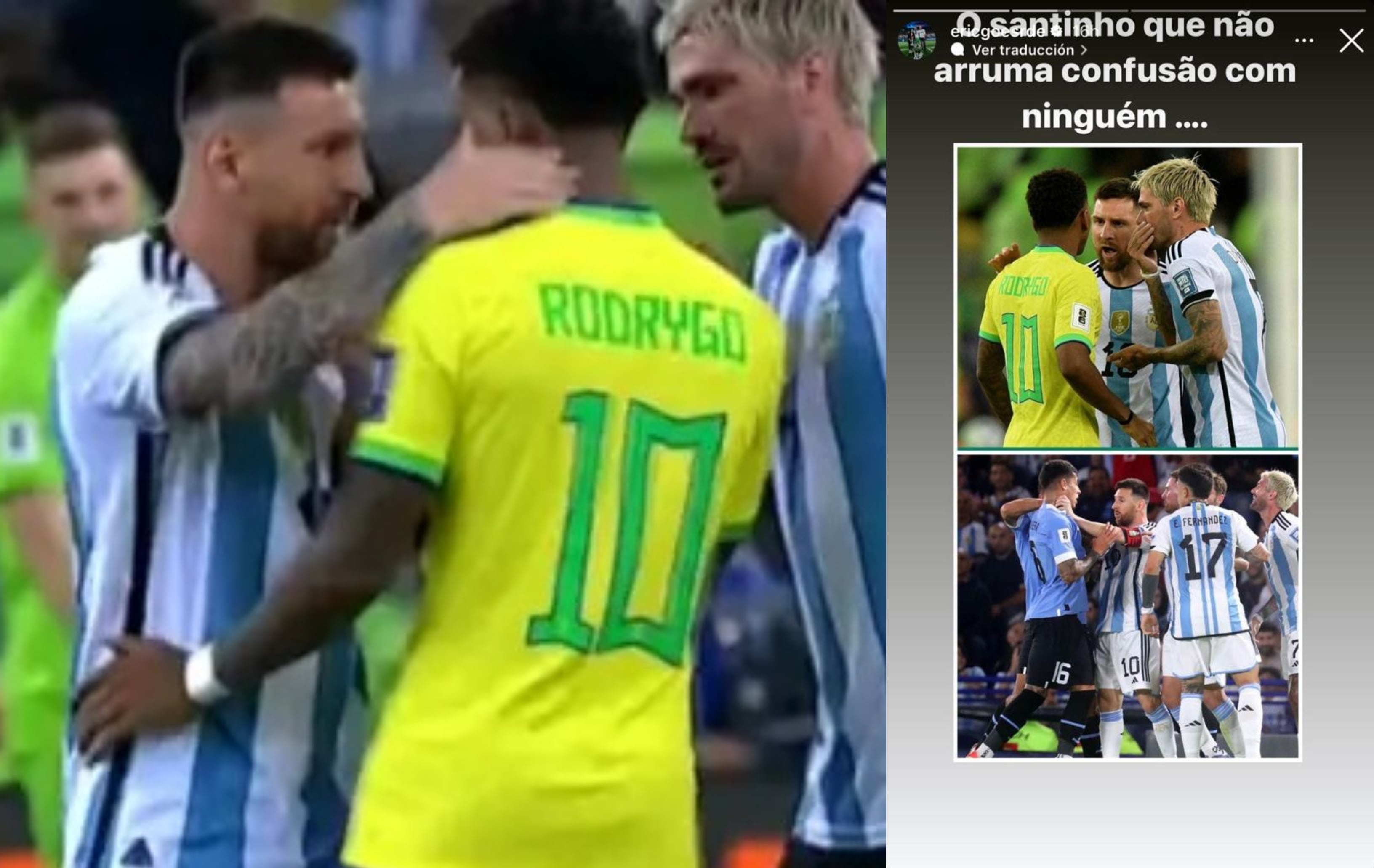 Mensajes del padre de Rodrygo en su perfil de Instagram