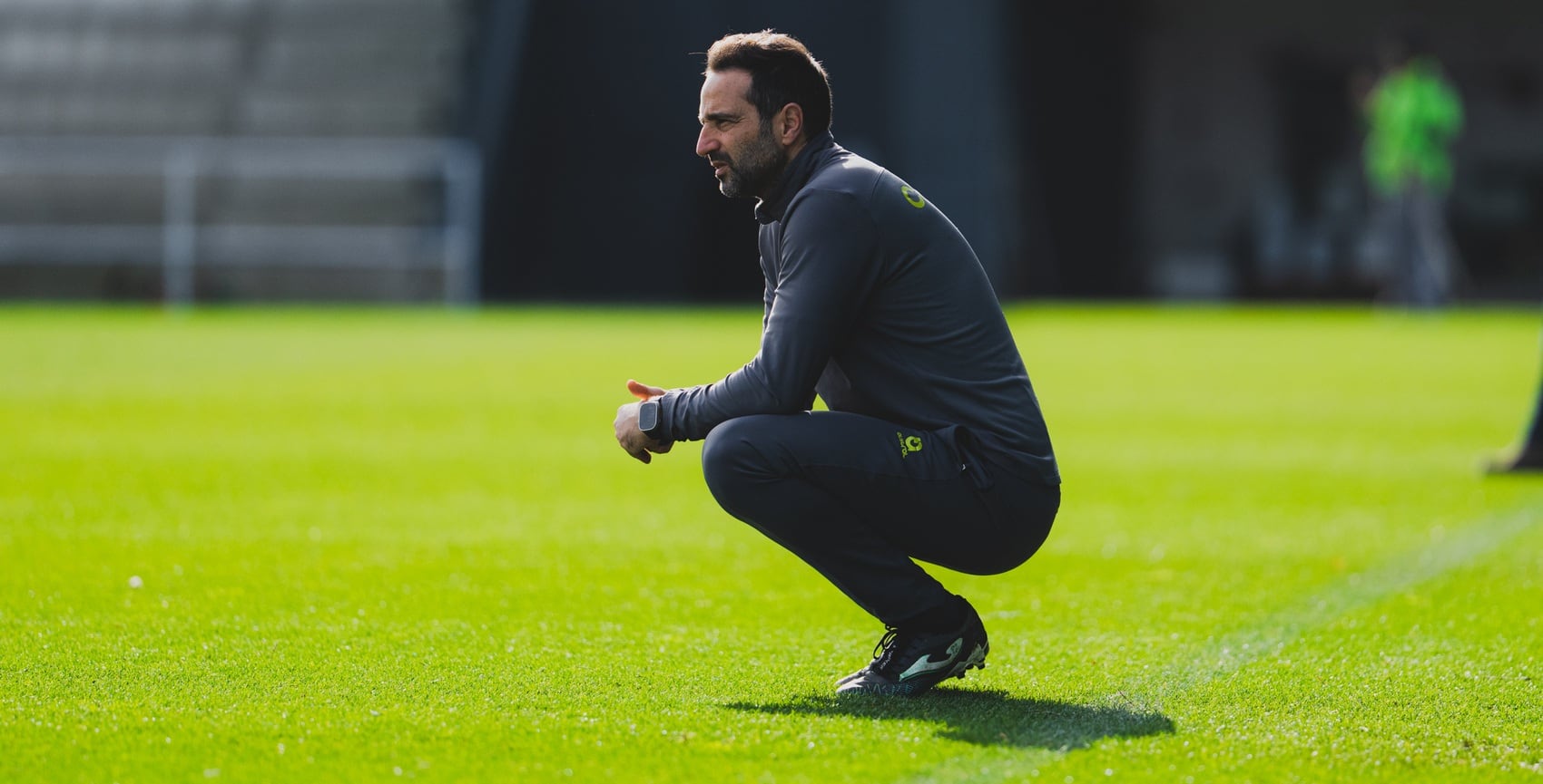 Pablo Álvarez, en un entrenamiento.