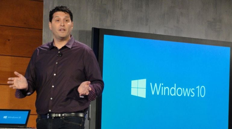 Terry Myerson, de Microsoft, presenta las novedades del sistema operativo Windows 10