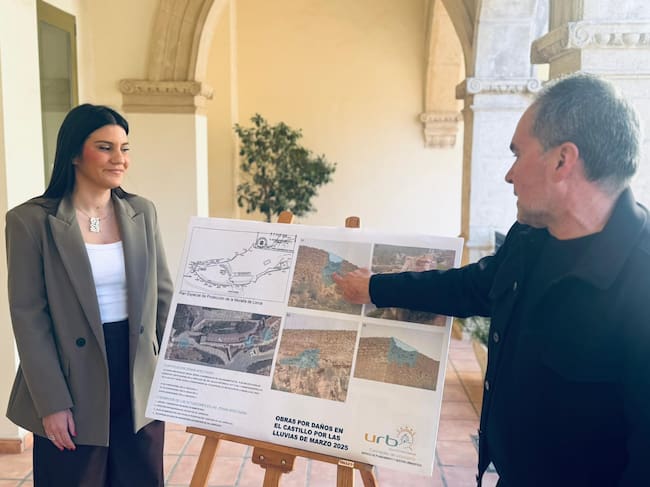 María Hernández, edil de Urbanismo junto a Jerónimo Reinaldos