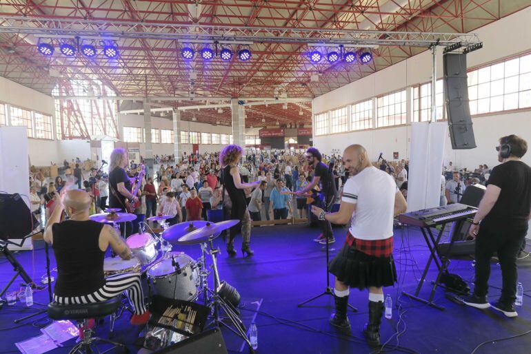 Romeria de San Isidro en Armilla(Granada) en la Feria de Muestras