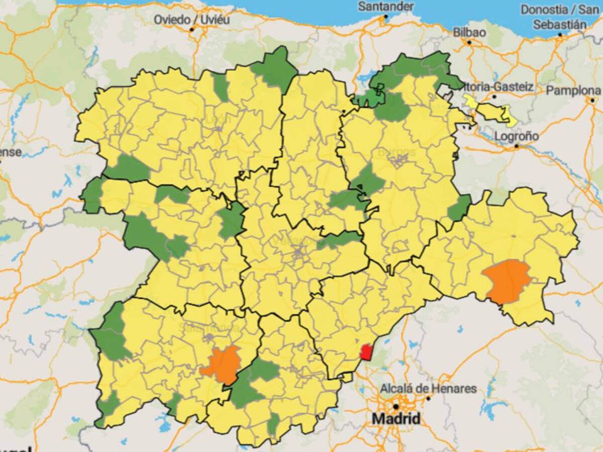 Nuevos contagios en todas las zonas de salud excepto en Huerta de Rey