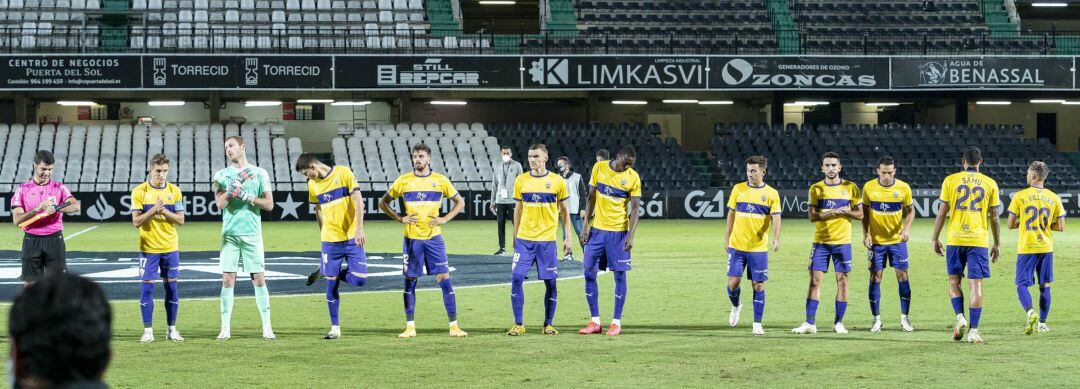 El Almería que se midió al Castellón en Castalia.