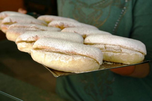 Bandeja de carmelas de La Rosa de Oro