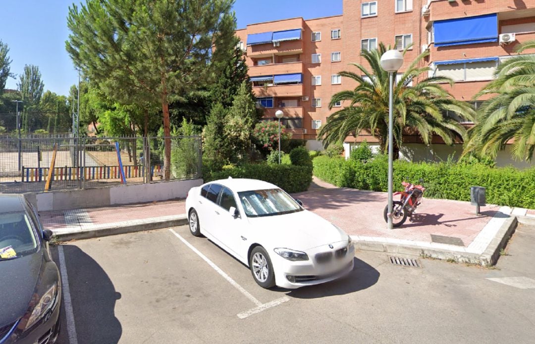 Plaza de las Palmeras de Torrejón de Ardoz. 