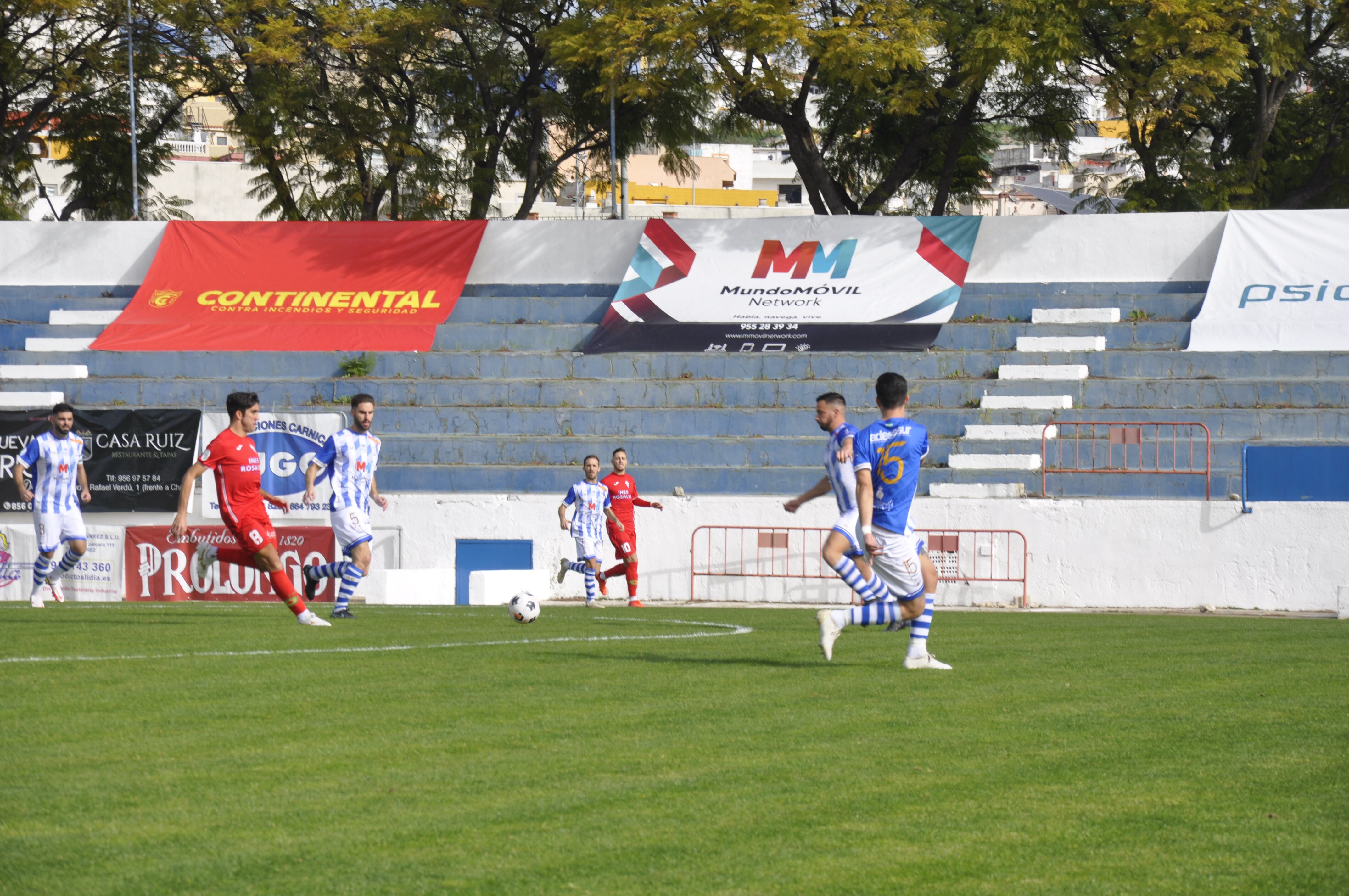 Partido disputado este domingo en el Pedro Garrido