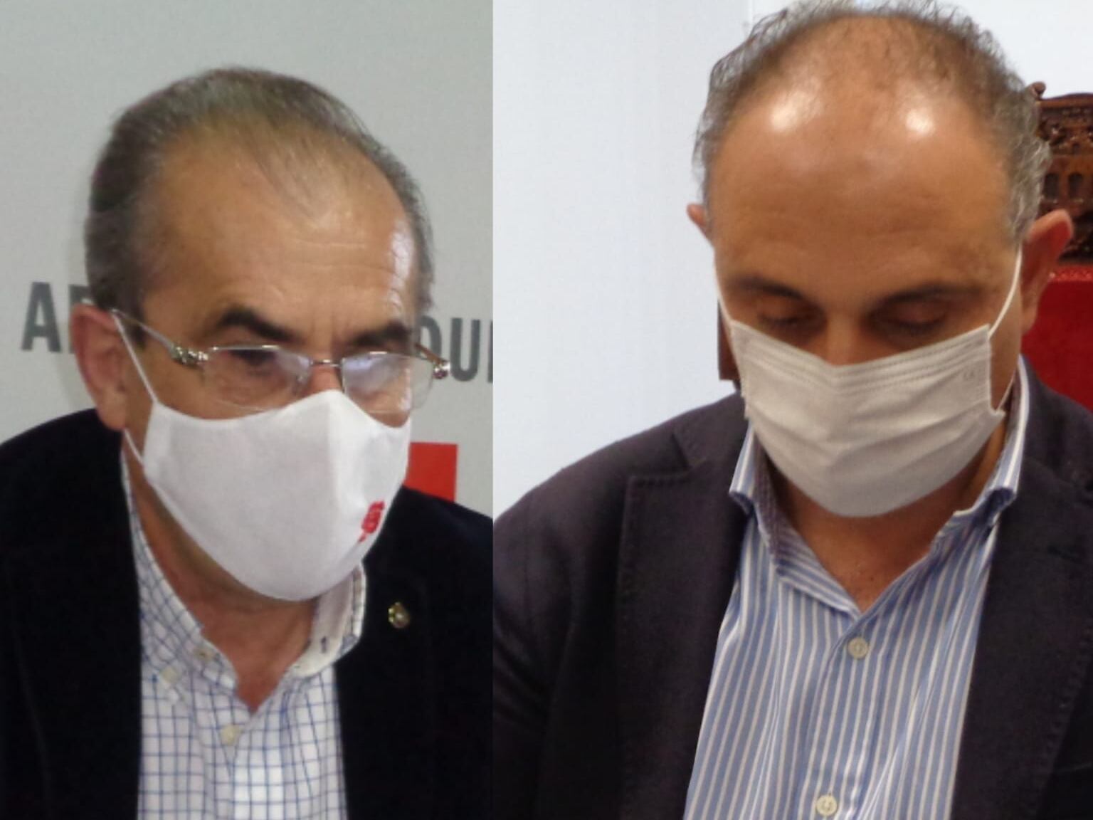 Imágenes de archivo de los dos procuradores