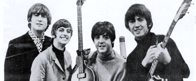 Imagen comercial de &#039;The Beatles&#039; para los Grammy&#039;s, (1964).  