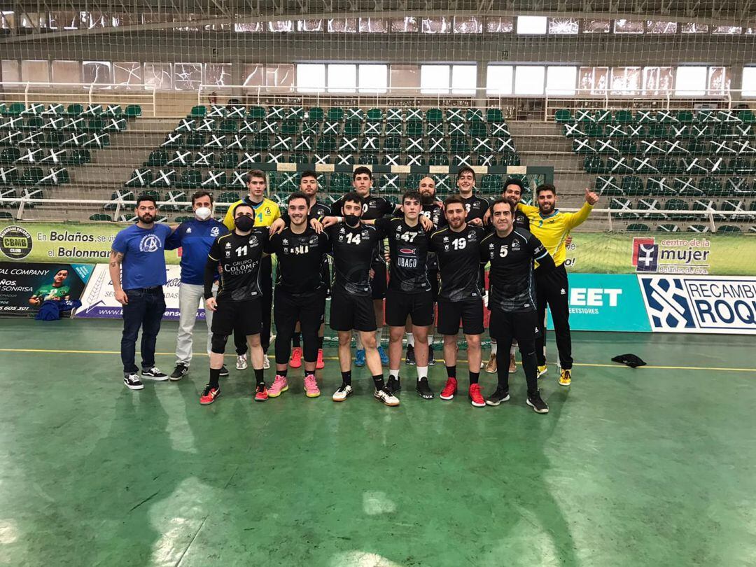 El Senior Masculino tras jugar en Bolaños.