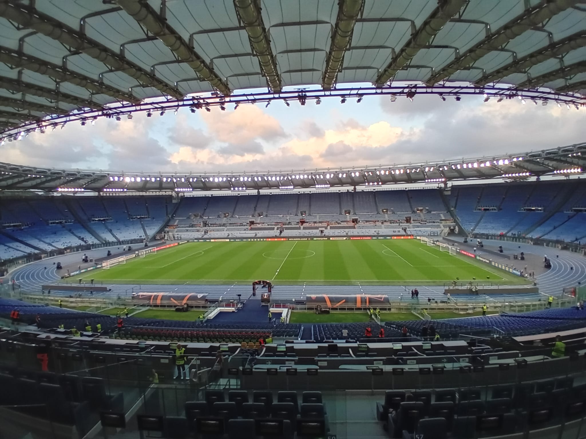 Vista interior del Olímpico de Roma