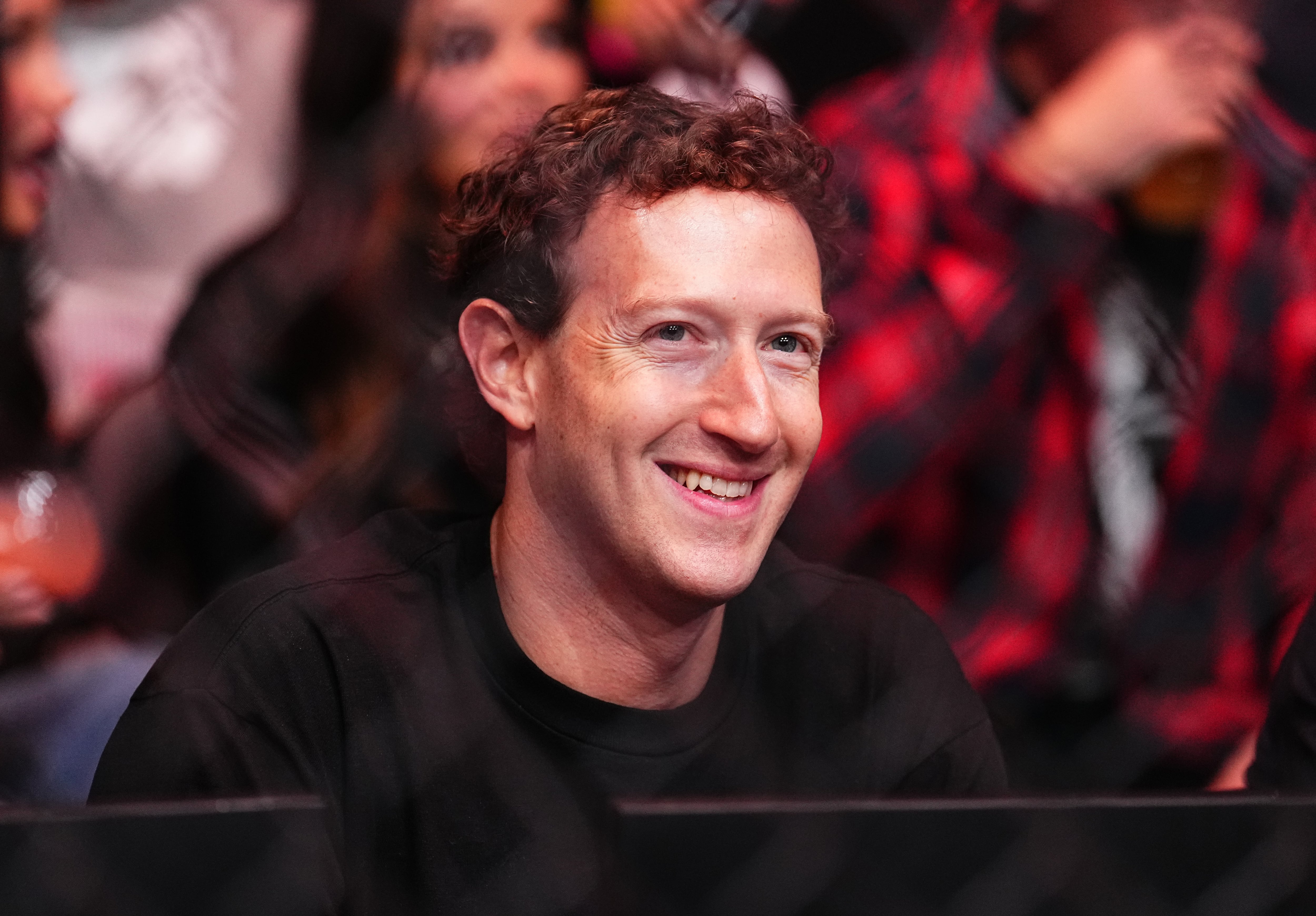 Mark Zuckerberg en un evento de UFC en California en 2024.