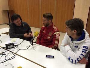 Ramos, junto a José Ramón de la Morena y Javier Herráez