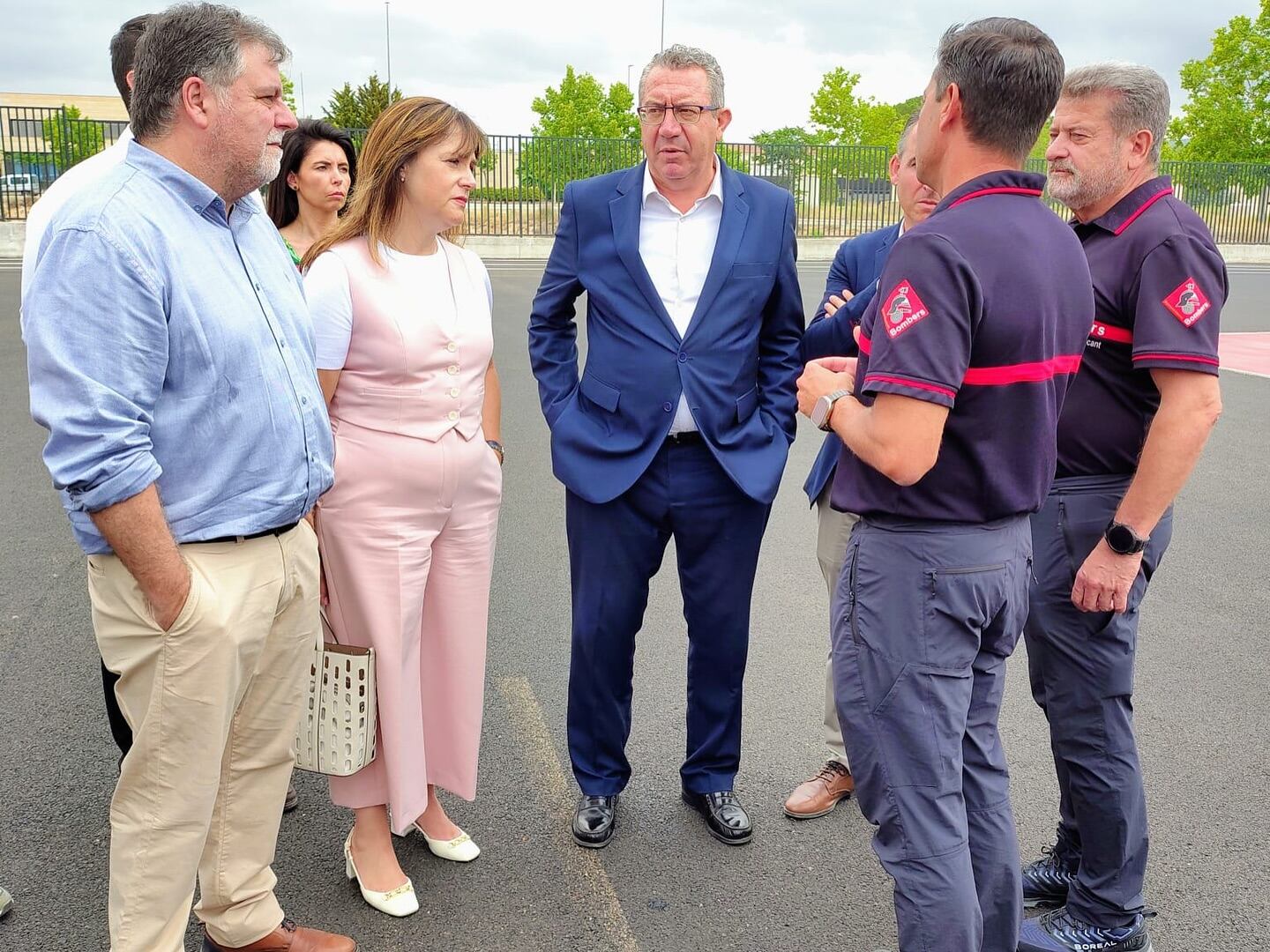 Inauguración del parque de bomberos