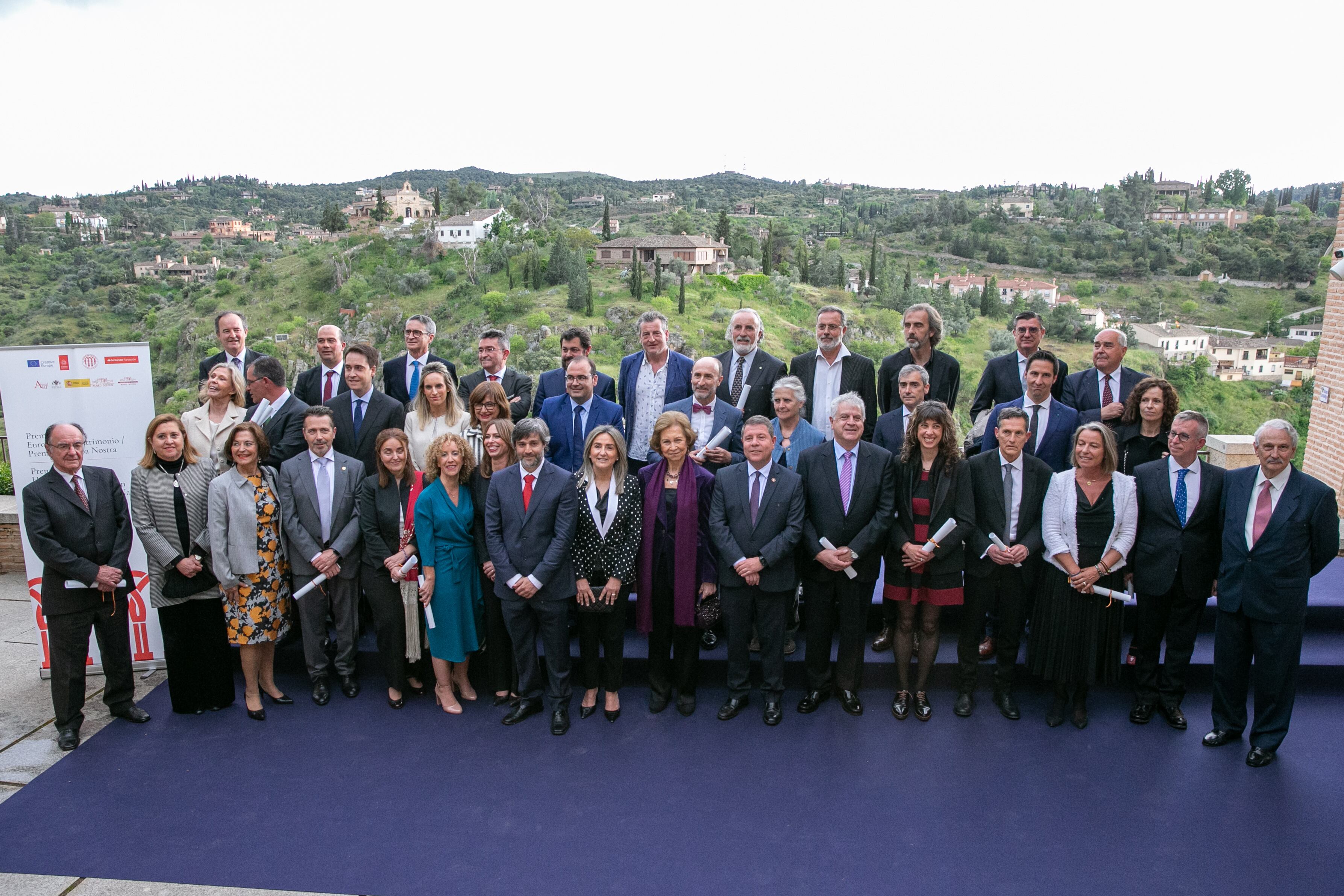 Toledo, 3 de mayo de 2022.- El jefe del Ejecutivo regional, Emiliano García-Page, ha asistido a la entrega de los Premios Europeos de Patrimonio ‘Europa Nostra’ y Premios ‘Hispania Nostra’ a las buenas prácticas en patrimonio cultural y natural, que preside la Reina Sofia. (Fotos: A. Pérez Herrera // JCCM)