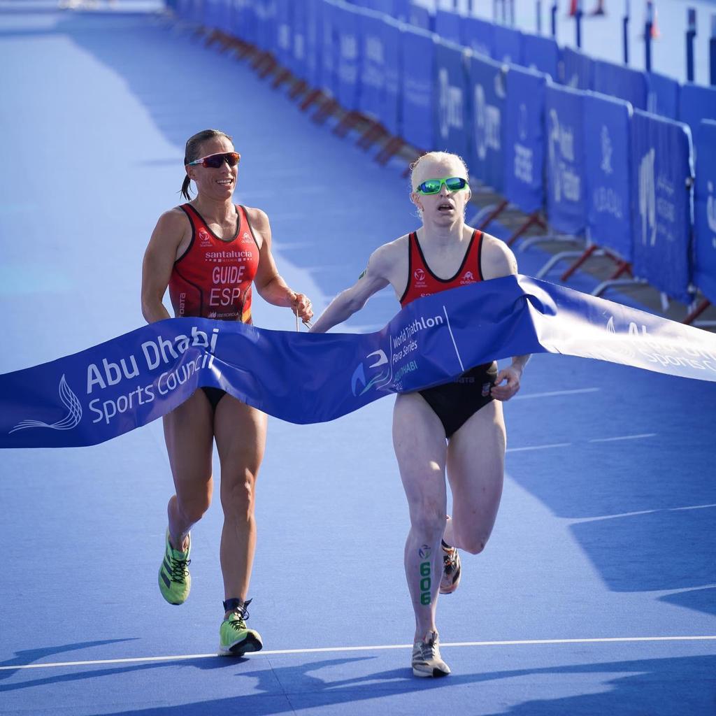 Susana Rodriguez Gacio entra en meta en Abu Dabhi