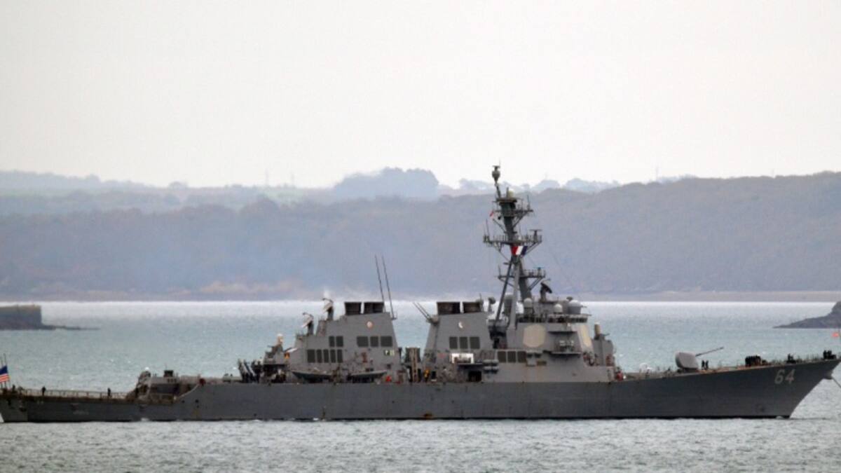 El USS Carney valida su nuevo sistema de defensa en el Golfo de Cádiz